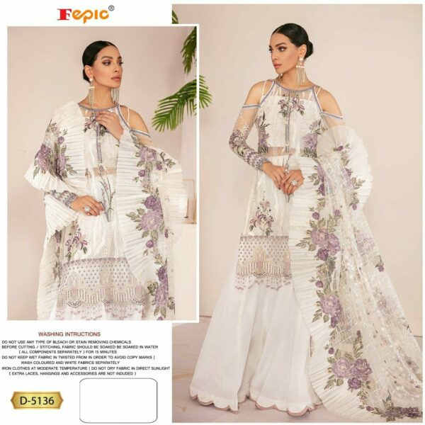 Fepic Rosemeen 5136 Colours  Georgette With Embroidery Pakistani Salwar Kameez At Wholesale Prices