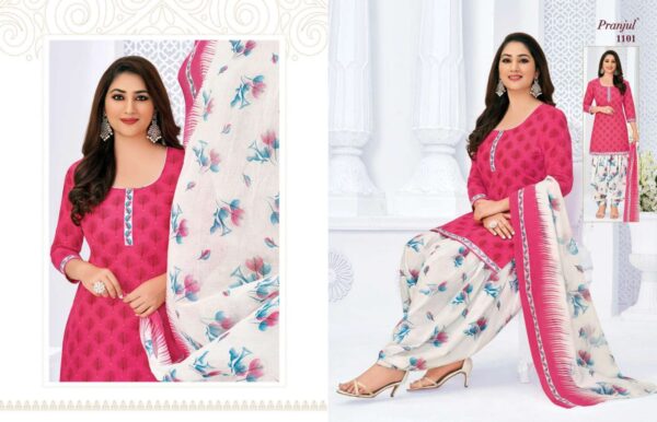 Pranjul Priyanka Vol 11 Pure Cotton Dress Material Wholesaler Surat