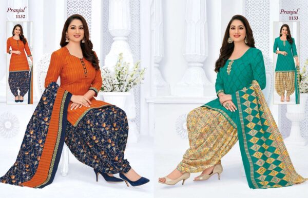 Pranjul Priyanka Vol 11 Pure Cotton Dress Material Wholesaler Surat