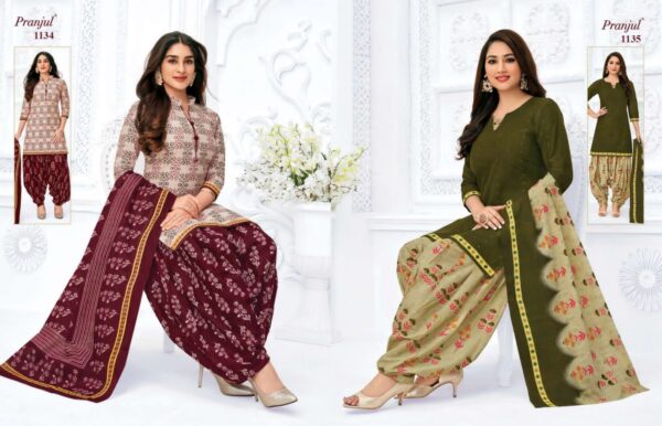 Pranjul Priyanka Vol 11 Pure Cotton Dress Material Wholesaler Surat