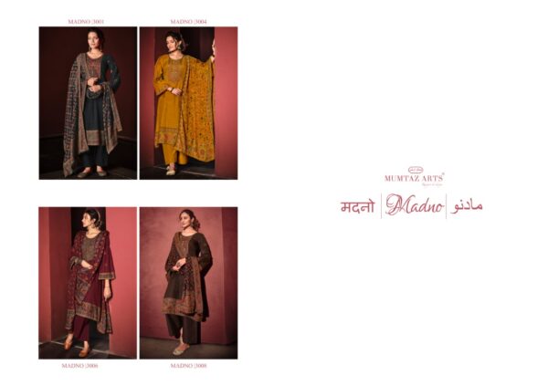 Mumtaz Arts Madno NX Heavy Embroidery Lawn Suits Catalog Wholesaler