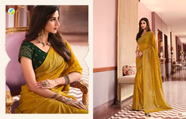 Vinay Sheesha Starwalk 66 Georgette Foil Work Sarees Collection