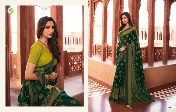 Vinay Sheesha Starwalk 66 Georgette Foil Work Sarees Collection