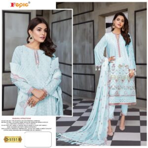 Fepic Rosemeen Present D-5151 Heavy Georgette Embroidery Pakistani Dresses