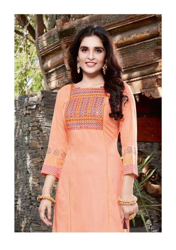Kajal Style Present Fashion Label Vol 8 Heavy Rayon Kurti With Flair  Palazzo Catalog Wholesaler