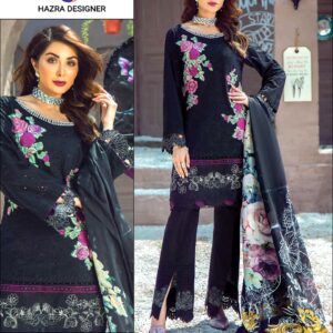 Hazra Designer Present Hd 24 Lawn Cotton Embroidery Pakistani Salwar Kameez Collection