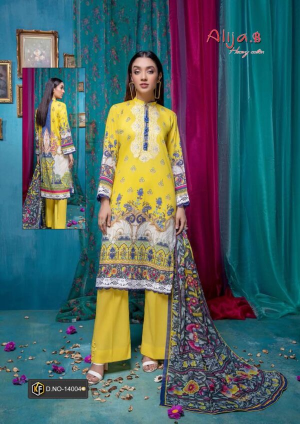 Keval Fab Alija B Vol 14 Heavy Cotton Print Karachi Dress Material Collection