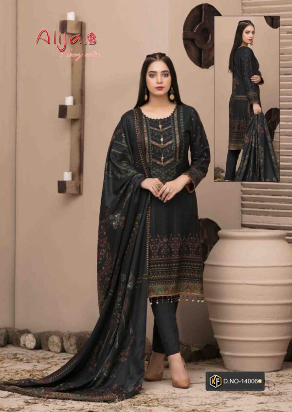 Keval Fab Alija B Vol 14 Heavy Cotton Print Karachi Dress Material Collection