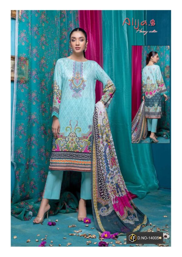 Keval Fab Alija B Vol 14 Heavy Cotton Print Karachi Dress Material Collection