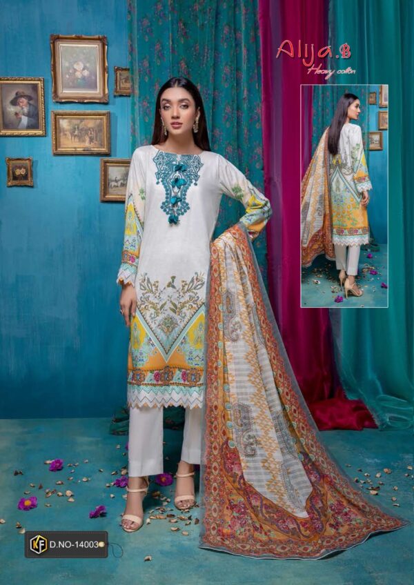 Keval Fab Alija B Vol 14 Heavy Cotton Print Karachi Dress Material Collection
