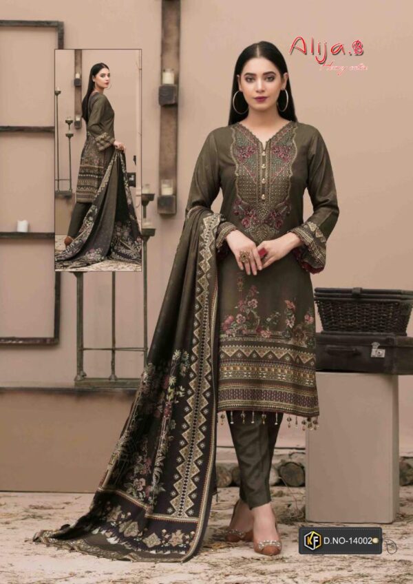 Keval Fab Alija B Vol 14 Heavy Cotton Print Karachi Dress Material Collection