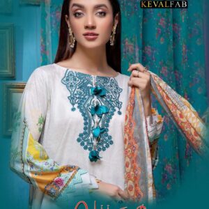Keval Fab Alija B Vol 14 Heavy Cotton Print Karachi Dress Material Collection