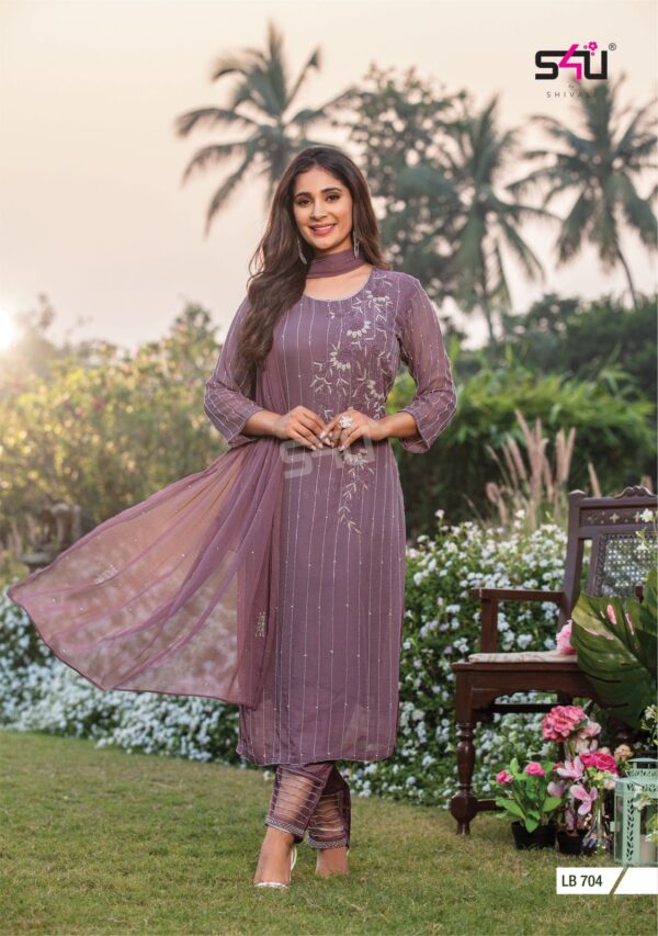 S4u Shivali Present La Bella Vol 7 Georgette Designer Kurtis Catalogue Wholesaler Surat