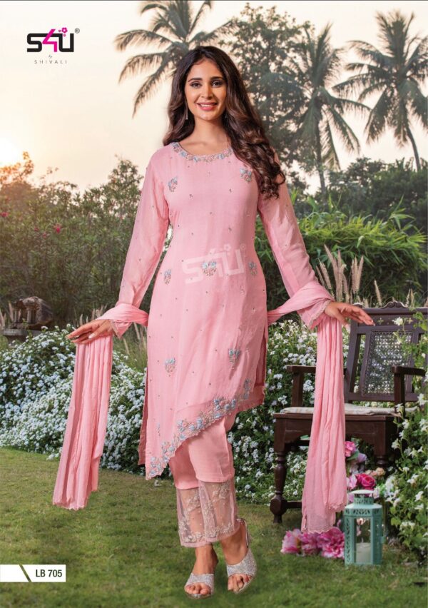 S4u Shivali Present La Bella Vol 7 Georgette Designer Kurtis Catalogue Wholesaler Surat