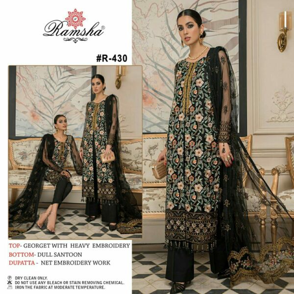 Ramsha R 430 Georgette Pakistani Suits Collection