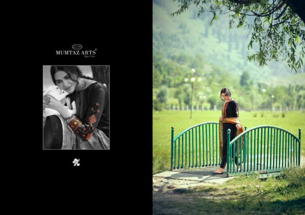Mumtaz Arts Present Jamawar NX  Pashmina Embroidery Salwar Kameez Catalogue Wholesaler