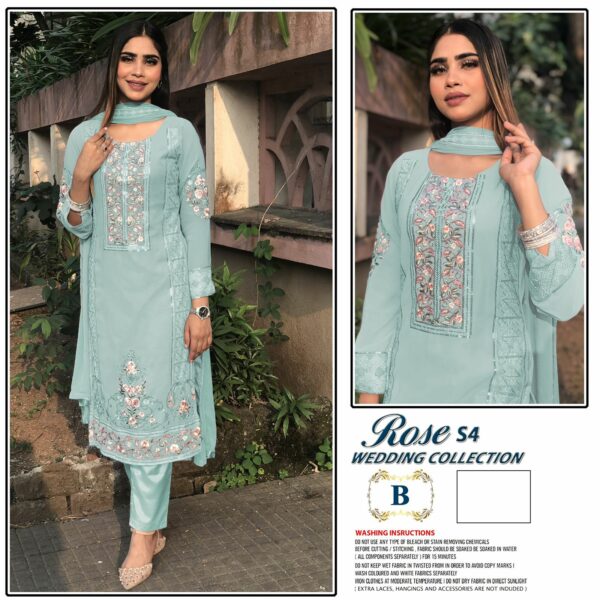 Shanaya Present Rose S4 Wedding Collection Pakistani Georgette Salwar Kameez Wholsale Prices Surat