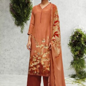 GANGA ANAHI 677 PURE BEMBERG CRAPE PRINTED SALWAR KAMEEZ CATALOG WHOLESALE