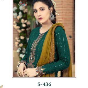 Shree Fab Present S 436 Colors Georgette Pakistani Salwar Kameez Collection Wholesalers
