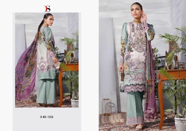 Deepsy Suits Present Firdous Lawn 22 Pure Cotton Embroidery Pakistani Salwar Kameez Catalog