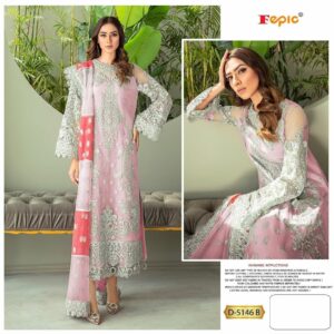 Fepic Rosemeen D 5146 B Georgette Pakistani Suits