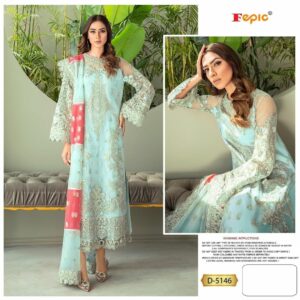 Fepic Rosemeen D 5146 Georgette Pakistani Salwar Kameez Collection Wholesalers