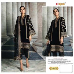 Fepic D 5170 Georgette Embroidery Pakistani Salwar Kameez