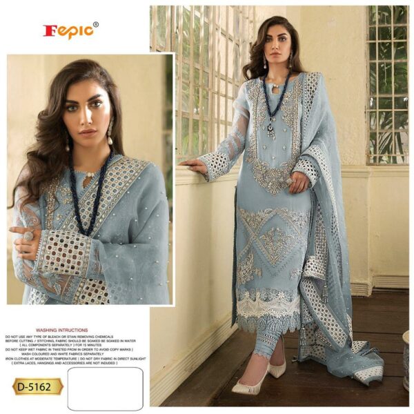 Fepic D 5162 Exclusive Georgette Pakistani  Suits Wholesaler