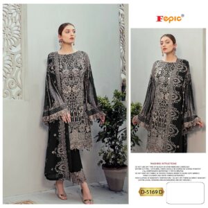 Fepic D 5169 D Exclusive Georgette Heavy Embroidery Pakistani Suits