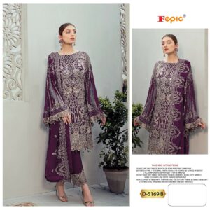 Fepic Rosemeen D 5169 B Exclusive Georgette Pakistani Suits