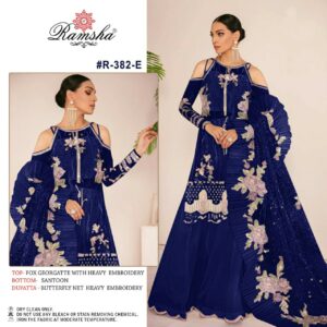 Ramsha R 382 E Georgette Pakistani Latest Design Wholesale