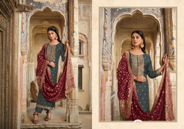 CHARMY FIZA CORAL SILK SALWAR SUITS BY MEERA TRENDZ SURAT