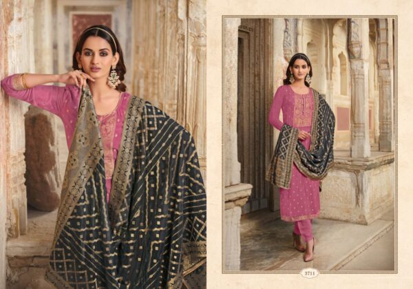 CHARMY FIZA CORAL SILK SALWAR SUITS BY MEERA TRENDZ SURAT