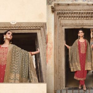 CHARMY FIZA CORAL SILK SALWAR SUITS BY MEERA TRENDZ SURAT