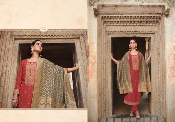 CHARMY FIZA CORAL SILK SALWAR SUITS BY MEERA TRENDZ SURAT