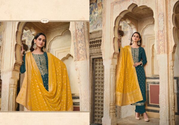 CHARMY FIZA CORAL SILK SALWAR SUITS BY MEERA TRENDZ SURAT
