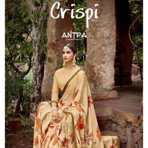 Crispi Vol 2 Fancy Chiffon Saree Collection By Antra Kalamkari Sarees
