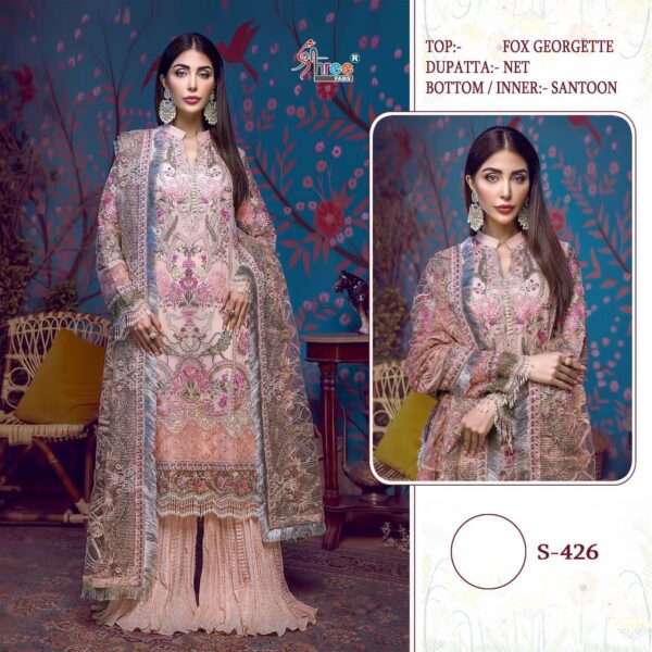 Shree Fab S 426 Beautiful Georgette Pakistani Salwar Kameez