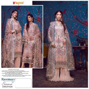 Fepic Rosemeen Serena D 91026 Heavy Georgette Pakistani Salwar Kameez
