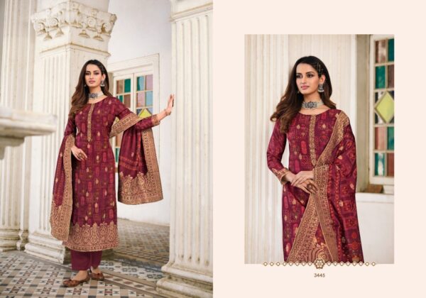 Meera Zisa Present  Charmy Kadambari 2 Viscose Dola Jequard Digital Print Salwar Kameez Catalog Wholesaler