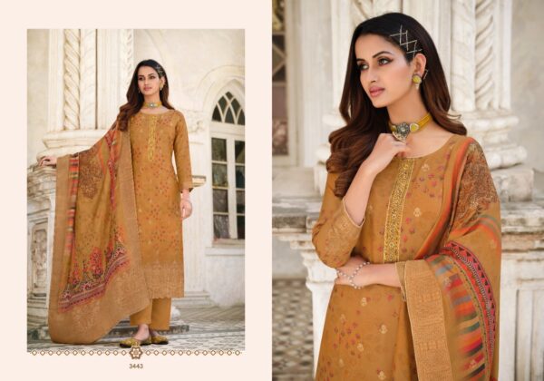 Meera Zisa Present  Charmy Kadambari 2 Viscose Dola Jequard Digital Print Salwar Kameez Catalog Wholesaler