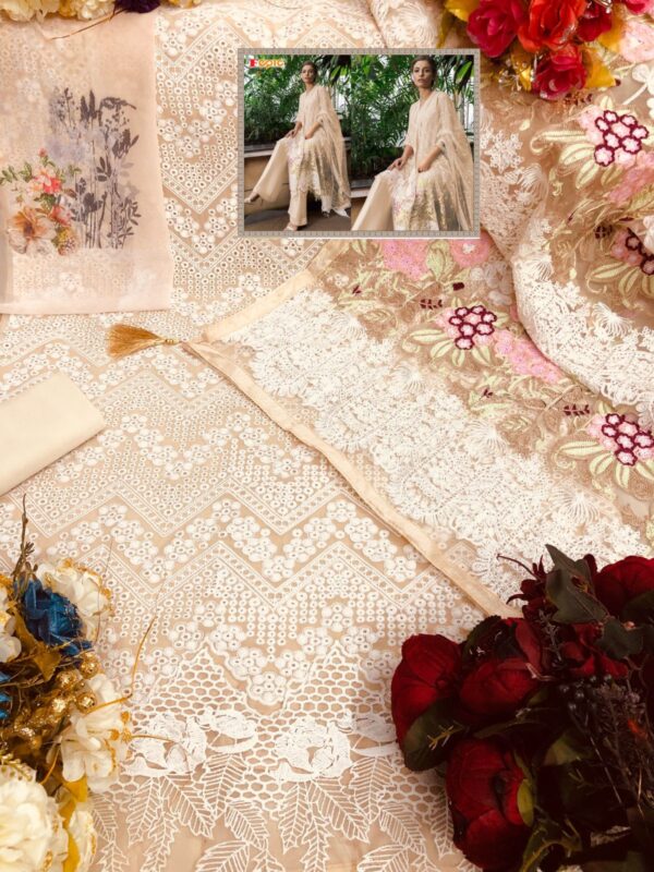 Fepic Rosemeen C 1184 Georgette Chikankari Designer Pakistani Salwar Kameez