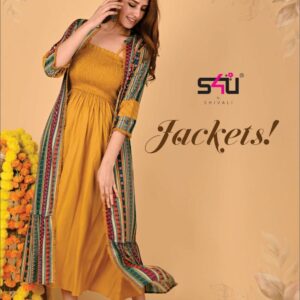 S4U SHIVALI PRESENT JACKETS BEAUTIFUL JACKET WITH MIDI DRESS