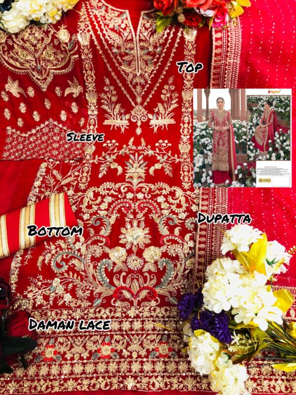 Fepic Rosemeen D 5185 Georgette Heavy Embroidery Salwar Kameez