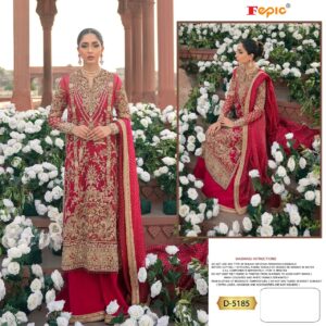 Fepic Rosemeen D 5185 Georgette Heavy Embroidery Salwar Kameez