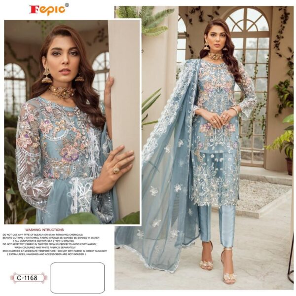 Fepic Rosemeen C 1168 Georgette Exclusive Pakistani Salwar Kameez Exporter
