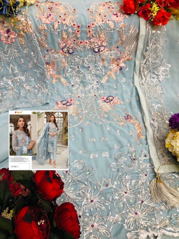 Fepic Rosemeen C 1168 Georgette Exclusive Pakistani Salwar Kameez Exporter