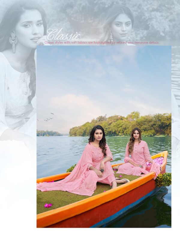 Manas Fab Schiffli Vol-5 Designer Geroegette Readymade Salwar Kameez
