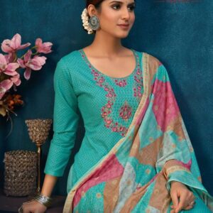 YASHIKA TRENDS SAANVI COTTON PRINTED SUITS  WHOLESALE EXPORTER SURAT