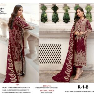 Rungrez By Reshamghar Present R-1 Colours Georgette Heavy Embroidery Pakistani Suits Latest Collection 2022